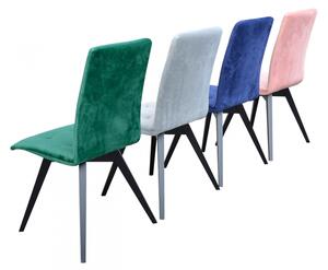 Moderní čalouněná židle JK33, Barva dřeva: černá, Potah: Magic Velvet 2225 Mirjan24 5903211075292