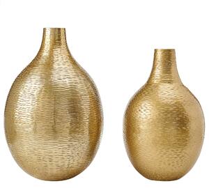 Váza na květiny MOHENJO Kov 32/35 cm Zlatá