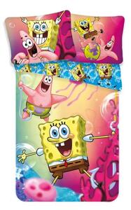 Povlečení Sponge Bob blue - 140/200+70/90