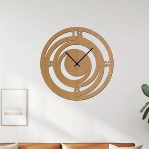 Dřevo života | Dřevěné hodiny TWIST | Barva: Černá | Velikost hodin: 35x35