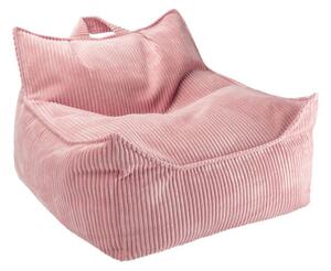 Dětské křeslo sedací pytel Wigiwama® - Pink Mousse Beanbag Chair | WGM-001-8