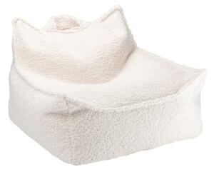 Dětské křeslo sedací pytel Wigiwama® - Cream White Beanbag Chair | WGM-001-4