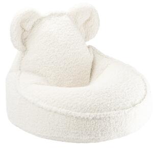 Dětské křeslo sedací pytel Wigiwama® - Cream White Bear Beanbag | WGM-002-2