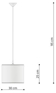 Sollux SL.1414 - Dětský lustr na lanku PRINCESS 1xE27/15W/230V pr. 30 cm