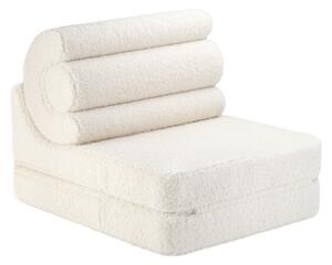 Rozkládací dětské křeslo Wigiwama® - Cream White Flipster | WGM-015-4
