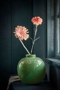 Pip Studio kovová váza 23cm, zelená (váza)