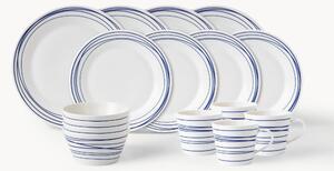 Sada porcelánového nádobí Pacific Blue, pro 4 osoby (16 dílů)