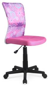 Dětská židle DINGO — síť / látka, více barev Růžová