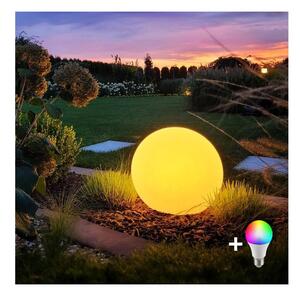 LED RGBW Stmívatelná venkovní lampa GLOBO 1xE27/9W/230V pr. 40 cm IP44