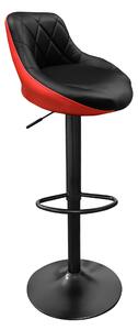 Aga Barová židle MR2000 Černá/Černo-červená