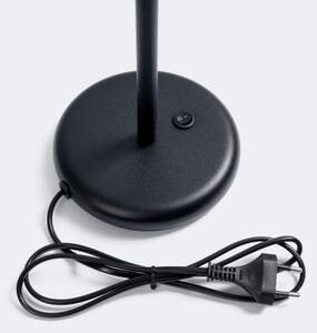 Sollux SL.1373 - Stolní lampa WINX 1xGU10/10W/230V černá/chrom