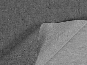 Dekorační látka Porto PRT-021 Tmavě šedá režná - šířka 140 cm