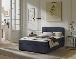 POSTEL BOXSPRING, 120/200 cm, antracitová MID.YOU - Jednolůžkové postele, Online Only