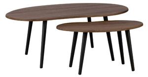 Eglo LIVING Stůl černá/hnědá 2 velikosti ALORAN 424059