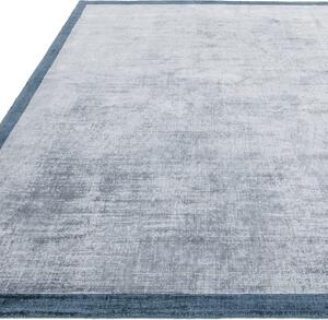 Černý koberec Ife Border Charcoal Silver Rozměry: 120x170 cm