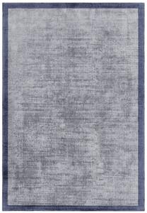 Černý koberec Ife Border Charcoal Silver Rozměry: 120x170 cm