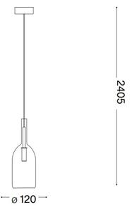Ideal Lux - LED Lustr na lanku EMPIRE 1xG9/3W/230V