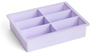 HAY DESIGN Silikonová forma na led - 6 Stick Cubes XXL "Lilac" HAY