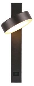 LED Nástěnné bodové svítidlo s USB portem LED/8W/230V 3000K