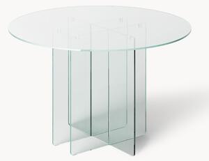 Kulatý skleněný jídelní stůl Anouk, Ø 120 cm