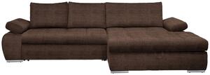 ROHOVÁ SEDAČKA, textil, hnědá Carryhome - Sedací soupravy