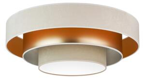 Duolla - LED Stropní svítidlo LUNETA LED/26W/230V pr. 60 cm 4000K krémová/zlatá
