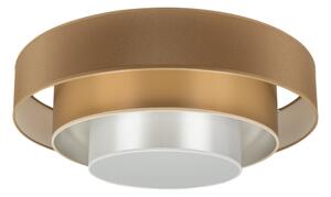 Duolla - LED Stropní svítidlo LUNETA LED/26W/230V pr. 60 cm 4000K hnědá/zlatá