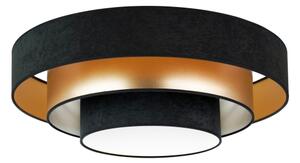 Duolla - LED Stropní svítidlo LUNETA LED/26W/230V pr. 60 cm 4000K černá/zlatá