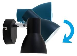 Briloner 10698889 - Nástěnné bodové svítidlo 1xE14/25W/230V černá