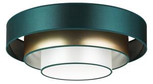 Duolla - LED Stropní svítidlo LUNETA LED/26W/230V pr. 60 cm 4000K zelená/zlatá