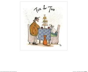 Umělecký tisk Sam Toft - Tea for Two, Sam Toft, (30 x 30 cm)