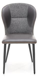 Jídelní židle SCK-466 tmavě šedá/černá