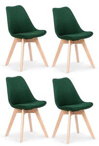 Halmar Jídelní židle K303, v setu 4 ks - smaragdová