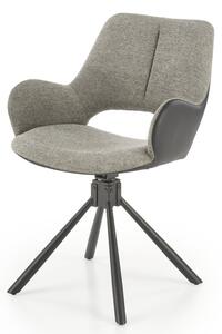Jídelní židle SCK-494 šedá/černá
