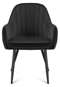 Huzaro Jídelní židle Prince 6.0, v setu 4 ks - černá