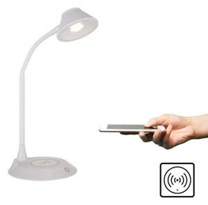 PAUL NEUHAUS JUST LIGHT LED stolní lampa bílá bezdrátové nabíjení telefonu dotykový stmívač flexibilní otočné 3000K LD 14414-16