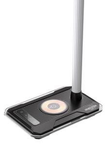Immax 08989L - LED RGBW Stmívatelná stolní lampa s Qi nabíjením 30W/230V černá