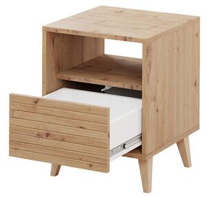 Noční stolek Trikso 1SZ, Barva dřeva: dub artisan Mirjan24 5903211293320