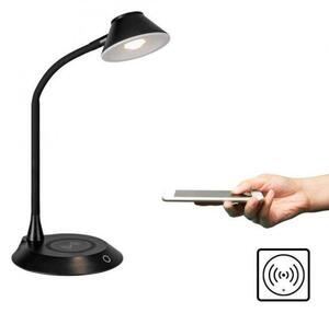 PAUL NEUHAUS JUST LIGHT LED stolní lampa černá bezdrátové nabíjení telefonu dotykový stmívač nastavitelné 3000K LD 14414-18