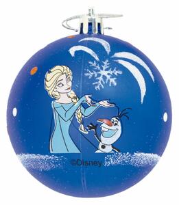 Vánoční koule Frozen Memories 6 kusů Modrý Bílý Plastické (Ø 8 cm)