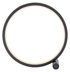 PAUL NEUHAUS JUST LIGHT LED stolní lampa černý kruh minimalistické šňůrový vypínač 3000K LD 15395-18