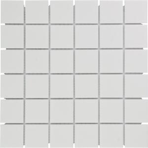 The Mosaic Factory Obklad keramická bílá Mozaika White Glossy 48 4,8x4,8 (30,9x30,9) cm - AF13051