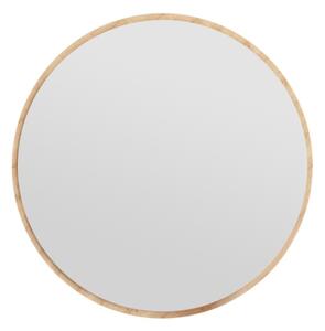 Nástěnné zrcadlo OZZE pr. 60 cm hnědá