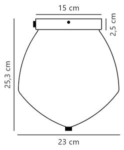 Nordlux - Stropní svítidlo ORBIFORM 1xE27/40W/230V zlatá
