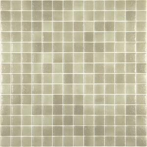 Hisbalit Skleněná mozaika šedá Mozaika 368A 2,5x2,5 (33,3x33,3) cm - 25368ALH