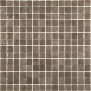 Hisbalit Skleněná mozaika hnědá Mozaika 371A 2,5x2,5 (33,3x33,3) cm - 25371ALH