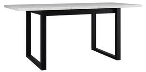 Jídelní stůl Elarno 92 x 160/240 III L, Barva dřeva: dub artisan - L, Barvy nožiček: černý kov Mirjan24 5903211275838