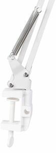 Stolní lampa s klipem WORKER 1xE27/10W/230V bílá