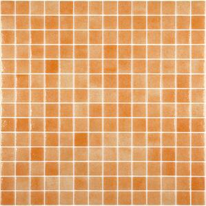 Hisbalit Skleněná mozaika oranžová Mozaika 169C 2,5x2,5 (33,3x33,3) cm - 25169CLH