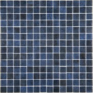 Hisbalit Skleněná mozaika modrá Mozaika 363C 2,5x2,5 (33,3x33,3) cm - 25363CLH
